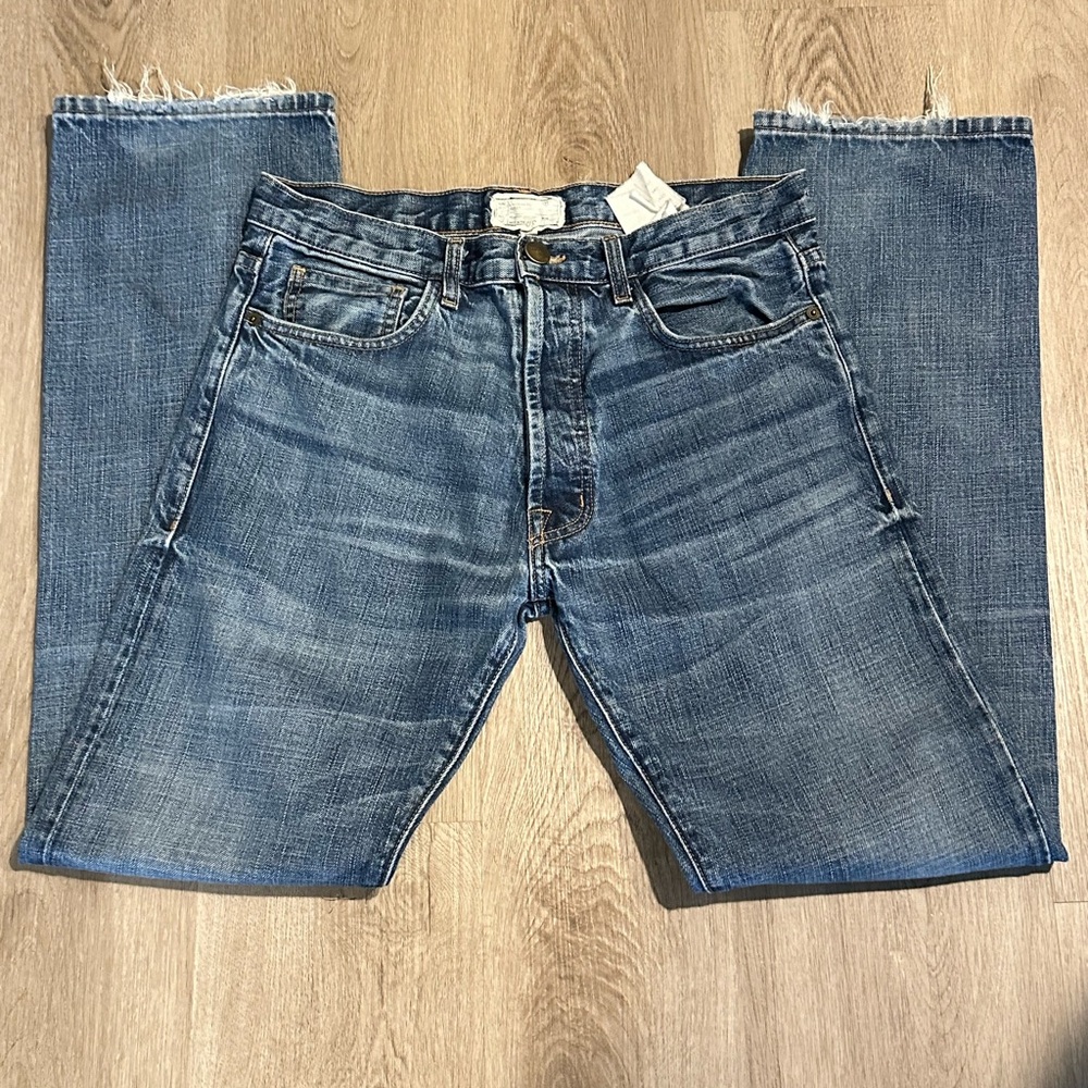 Current Elliott Men’s Button Fly Straight Leg Jeans Size 30 X 31 Demin.